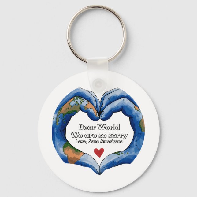 Dear World  Keychain (Front)