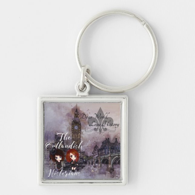 Dear World, Love History Outlandish Keychain (Front)