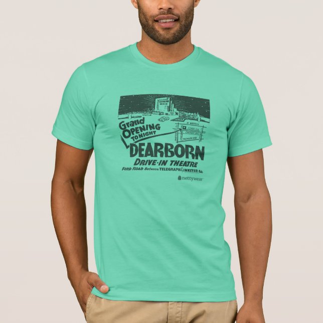 Dearborn Drive In Grand Opening Men's Tee (Front)