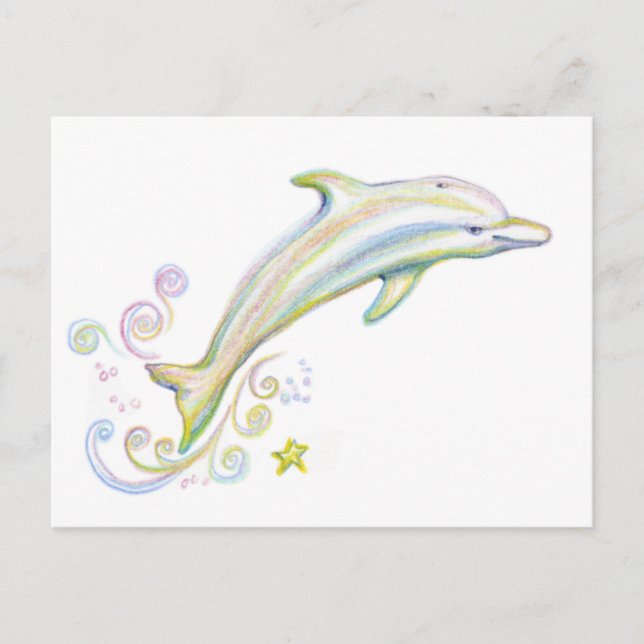 Dearest Dolphin Postcard (Front)