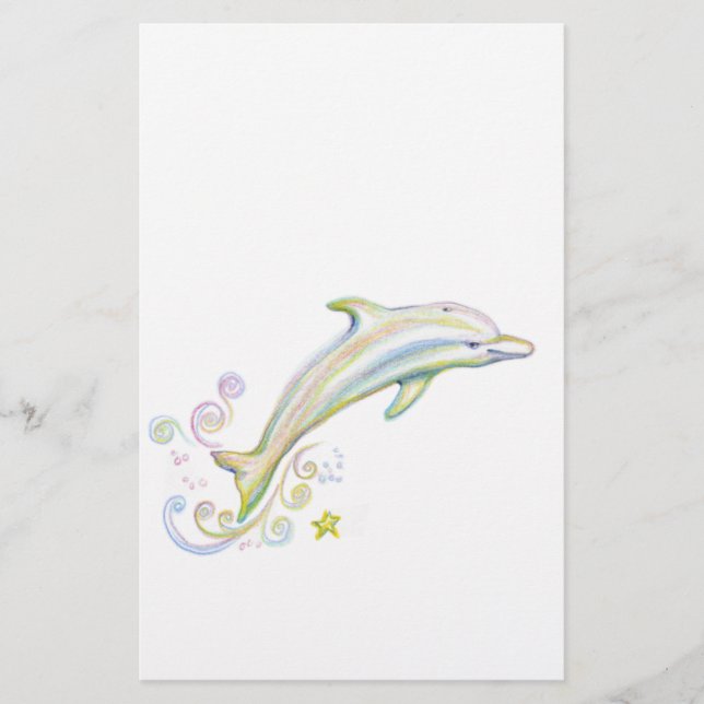Dearest Dolphin Stationery (Front)