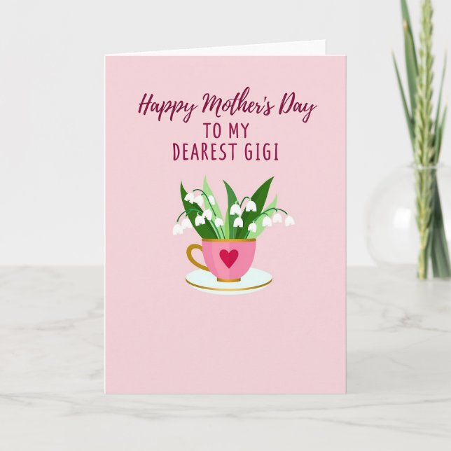 Dearest Gigi Mothers Day Card (Front)