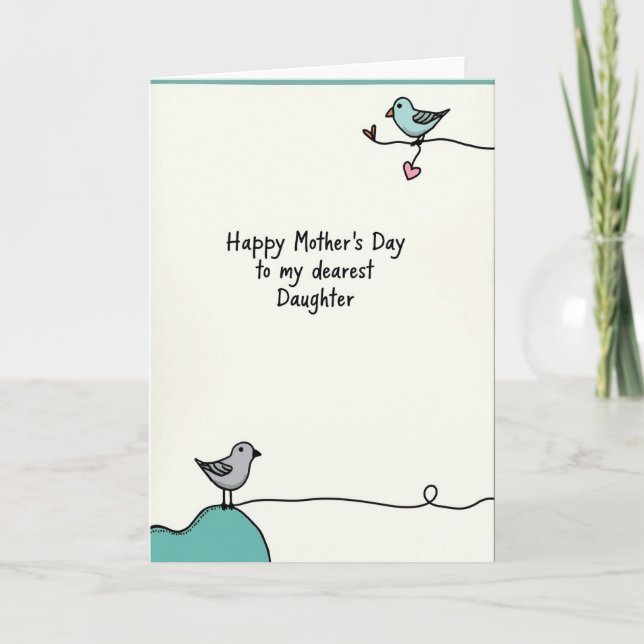 Dearest Mothers Day Art Card (Front)