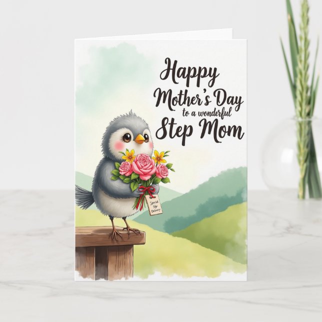 Dearest Mothers Day Posy Card (Front)