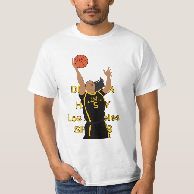 Dearica Hamby playing basketball T-Shirt (Front)
