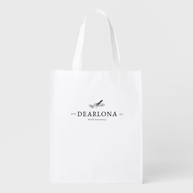 Dearlona reusable grocery bags  (Front)