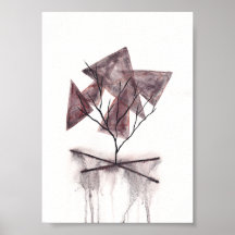 Death Abstract Watercolor Art