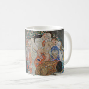 Death and Life by Gustav Klimt Vintage Art Nouveau Coffee Mug