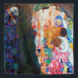 Death and Life, Gustav Klimt Bandana<br><div class="desc">Gustav Klimt (July 14, 1862 – February 6, 1918) was an Austrian symbolist painter and one of the most prominent members of the Vienna Secession movement. Klimt is noted for his paintings, murals, sketches, and other objets d'art. In addition to his figurative works, which include allegories and portraits, he painted...</div>