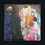 Death and Life, Gustav Klimt Magnet<br><div class="desc">Gustav Klimt (July 14, 1862 – February 6, 1918) was an Austrian symbolist painter and one of the most prominent members of the Vienna Secession movement. Klimt is noted for his paintings, murals, sketches, and other objets d'art. In addition to his figurative works, which include allegories and portraits, he painted...</div>