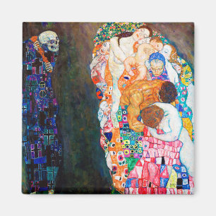 Death and Life, Gustav Klimt Magnet