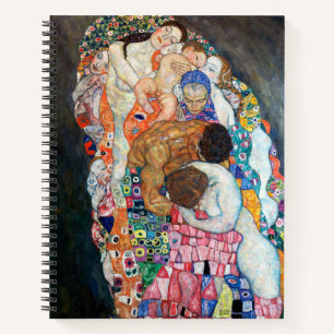 Death and Life   Gustav Klimt   Notebook