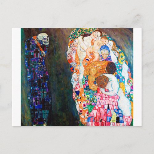 Death and Life Gustav Klimt Postcard