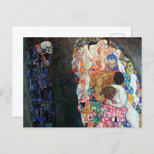 Death and Life   Gustav Klimt   Postcard