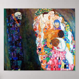 Death and Life, Gustav Klimt Poster