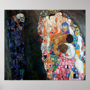 Death and Life   Gustav Klimt   Poster
