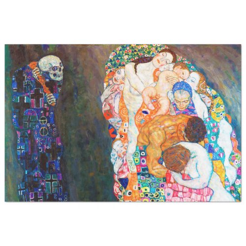 Death and Life Gustav Klimt Tissue Paper