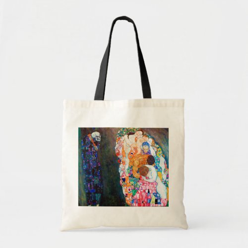 Death and Life Gustav Klimt Tote Bag