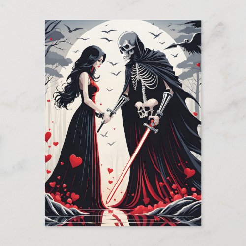 Death and love are two of lifes most powerful for holiday postcard