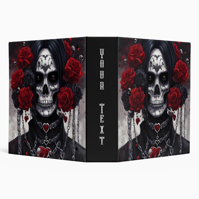 Death and Roses 3 Ring Binder (Background)