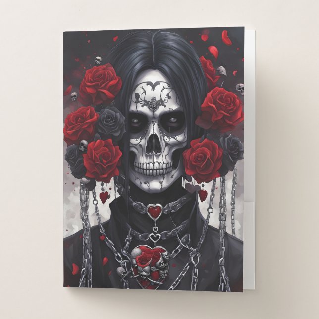 Death and Roses Pocket Folder (Front)