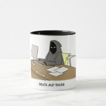 Death and Taxes mug