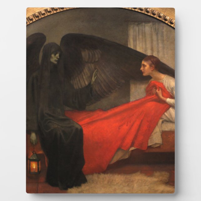 Death And The Maiden 1900 Death By Marianne Stokes Plaque (Front)