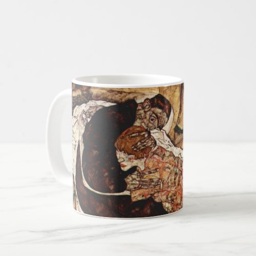 Death And The Maiden by Egon Schiele Coffee Mug