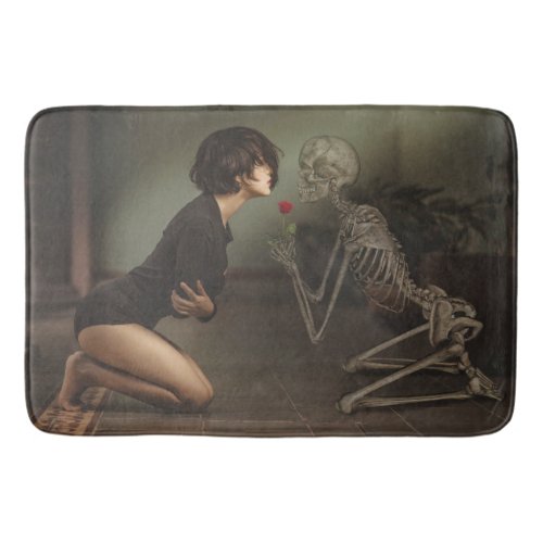 Death and the Young Woman Bath Mat