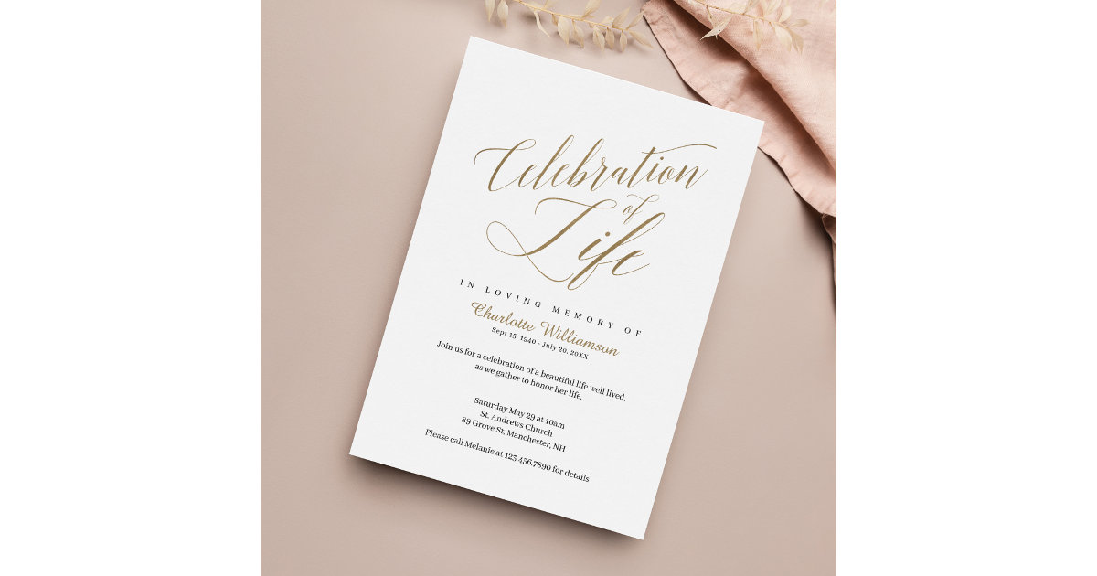 celebration of life after death