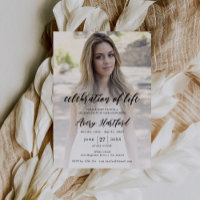 Death Anniversary Celebration of Life Photo Memory