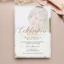 Death Anniversary Celebration of Life Photo Memory Invitation