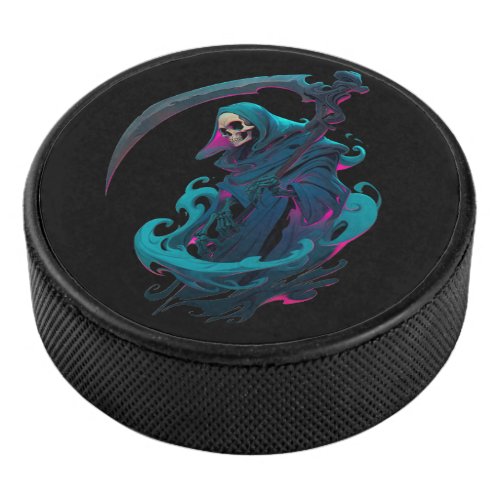 Death Appears Hockey Puck