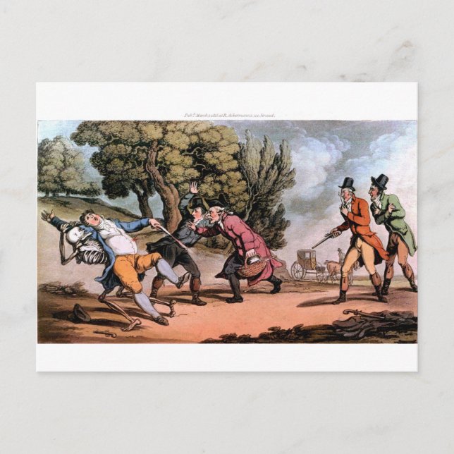 Death at the Duel postcard (Front)