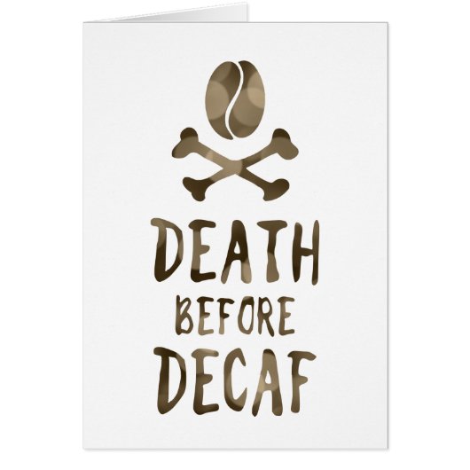 death before decaf cards (Front)