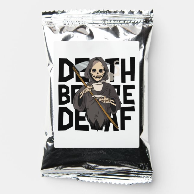 Death Before Decaf Coffee Drink Mix (Front)
