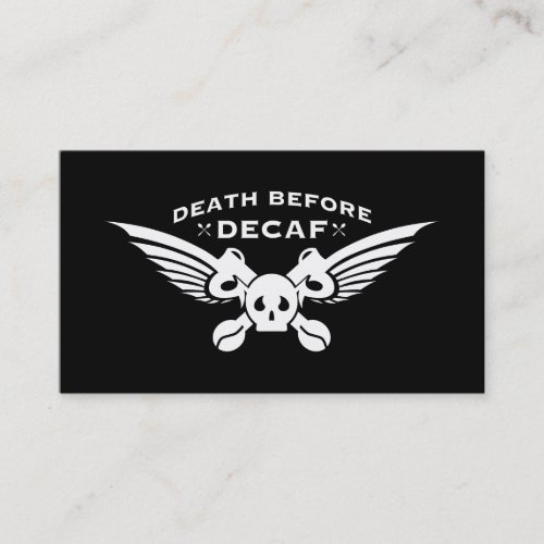 death before decaf loyalty card