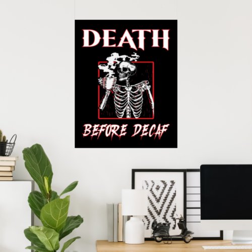 Death Before Decaf Poster