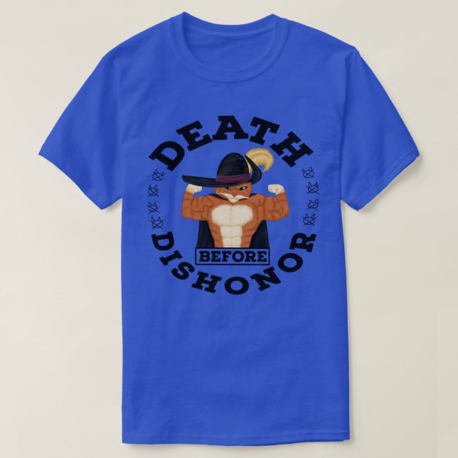 Death Before Dishonor dark fonts T-Shirt (Design Front)