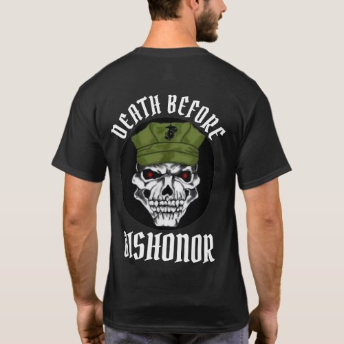 DEATH BEFORE  DISHONOR T_Shirt