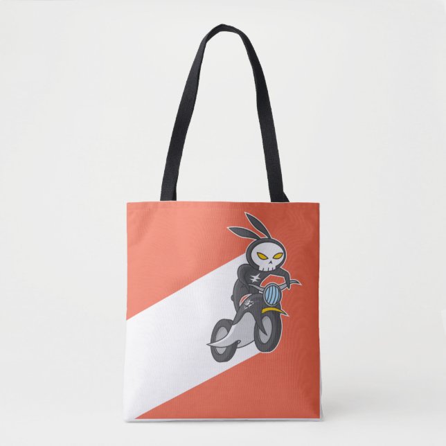 Death Bunny, Shoulder Tote Bag (Front)