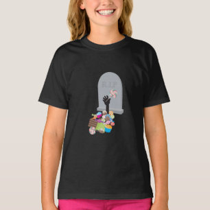 Death by Candy Halloween Design T-Shirt