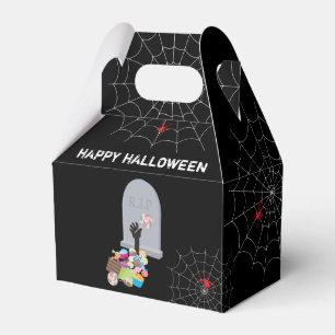 Death by Candy Halloween Party Favor Boxes