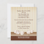 Death by Chocolate Bridal Shower Invitation (Back)