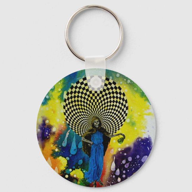 Death by Michael Moffa Keychain (Front)
