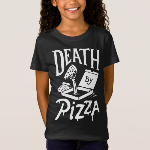 Death by Pizza funny T_Shirt