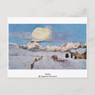 Death By Segantini Giovanni Postcard