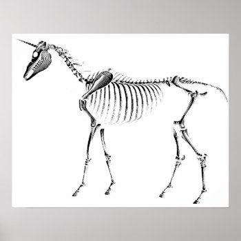 Death By Unicorn Poster by ZachAttackDesign at Zazzle