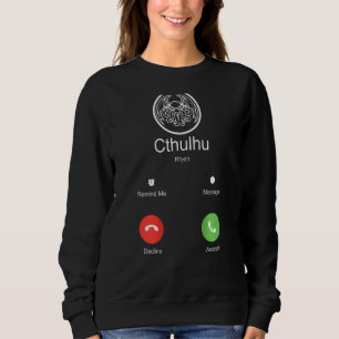 Death Call Of Cthulhu Monster Mythos Goth Cthulhu Sweatshirt