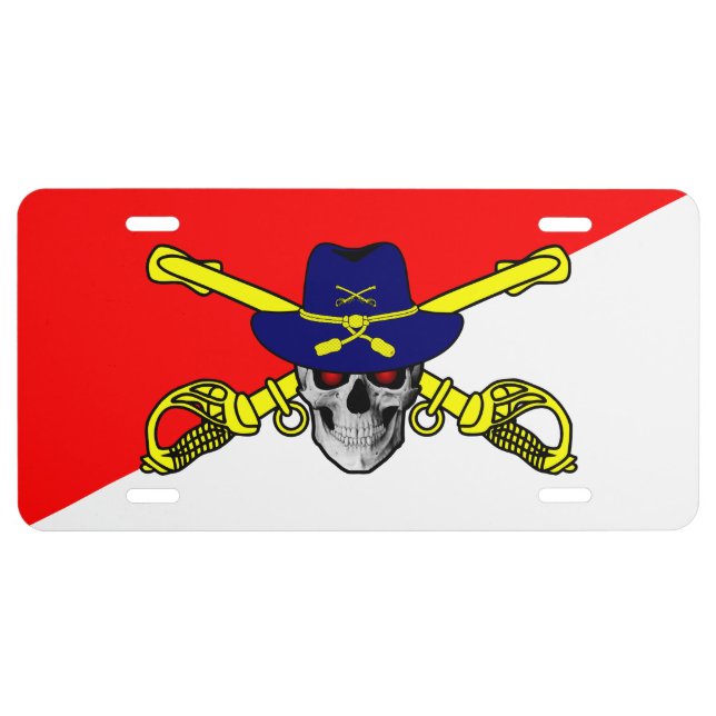 Death Cav Sabers License Plate (Front)